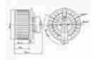 312-58004-100 01-07 Cab Double Blower Toyota Assy Sequoia Tundra 00-06 Motor