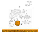 Rx330-blower 871030e010 Toyota Lexus Oem 04-06