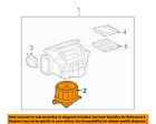 Ls460-blower 8710350101 Toyota Lexus Oem 07-12