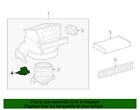 87138-0k090 Toyota Genuine Yaris Resistor