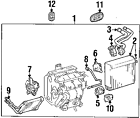 87138-48040 Toyota 8713848040 Genuine Oem