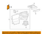 8865008161 Toyota Oem Sienna Blower Motor Module