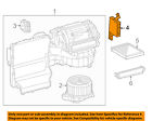 886500e361 Toyota Oem Highlander Blower Motor