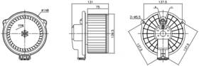 87717 Nissens North America Hvac Blower Motor Assembly-gas Natural Fits 2004 Toyota Rav4 2.4l-l4