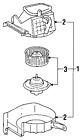 8710360140 Oem Genuine Toyotalexus Blower Motor