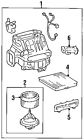 8716550020 Oem Toyota Blower Lexus Ls400 Motor 95-97 Fan-controller