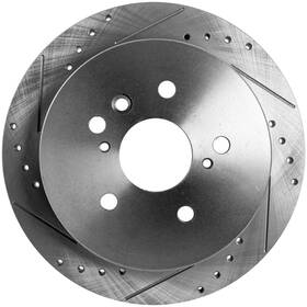 Stpt27110049drsa2 Rareelectrical New Solid Brake Disc Fits Toyota Sienna Xle 6 Cyl 3.5l By 0833306 31357 52126185