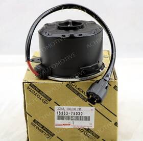 Toyota 16363-75030 Genuine Motor Cooling Fan 1636375030 New Oem