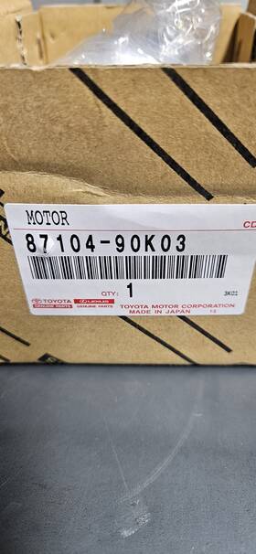 Toyota 87104-90k03 Land Cruiser Blower Motor 1988-1990 Brand New