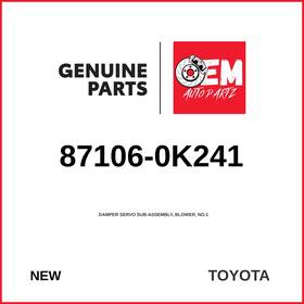 Toyota 87106-0k241 Genuine Fortuner Damper Servo Sub-assy Blower No.1