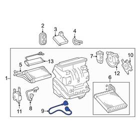 5590926080 Toyota Oe For Corolla 2009-2019 Hvac Blower Control Cable