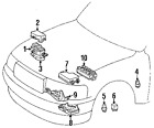 Toyotalexus Genuine 909870400283 Oem Relay