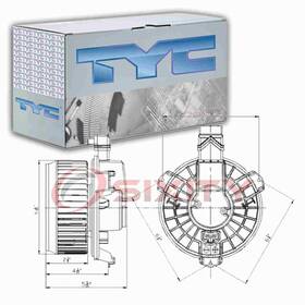 Sx-0556 Tyc Front Hvac Blower Motor For 2009-2014 Toyota Matrix Heating Air Nu