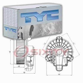 Sx-0682 Tyc Front Hvac Blower Motor For 2012-2018 Toyota Prius V Heating Air Rv