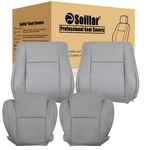 For 2007-2013 Toyota Tundra Sequoia Driver & Passenger Leather Seat Cover Gray. Fixed Price $135.99.
