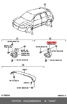 Mudguard Sub-assy, Quarter Panel, Rear Right, For Toyota 76625-48020-C0. Fixed Price $91.12.