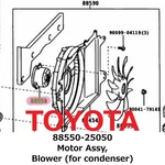 Toyota Genuine Oem Condenser Blower Motor Assy 88550-25050 Dyna Toyoace New. Fixed Price $303.98.