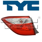Tyc Left Outer Tail Light Assembly For 2014-2016 Toyota Corolla Electrical Az. Fixed Price $69.69.