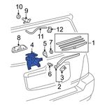 For Toyota Highlander 2008-2013 851300E051 Rear Wiper Motor. Fixed Price $179.86.