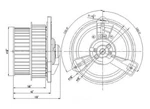 New Blower Motor Global Parts Distributors 2311646. Fixed Price $60.62.