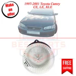 Blower Motor 8710306021 For 97-01 Toyota Camry Ce/le/xle & 99-03 Solara Se/sle. Fixed Price $46.99.