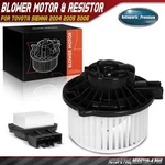 2PCS New Front Hvac Blower Motor Resistor Kit For Toyota Sienna 2004 2005 2006. Fixed Price $56.99.