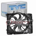 Tyc Dual Radiator & Condenser Fan Assembly For 2006-2011 Bmw 323I Belts Ww. Fixed Price $319.73.