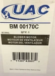 Hvac Motor-blower With Wheel Uac Bm 00170C. Fixed Price $38.00.