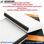 Superior Engine Cabin Air Filter Combo For Toyota Sienna Camry Lexus RX350 ES330. Fixed Price $11.38.