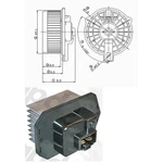 KIT-201009-01 Gpd Blower Motor Front For Honda Odyssey 2011. Fixed Price $92.20.