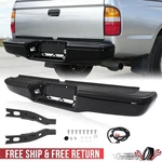 Black Complete Rear Steel Step Bumper Assembly For Toyota Tacoma Truck 1995-2004. Fixed Price $108.09.