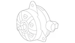 Genuine Toyota RAV4 2013-2018 Fan Motor Rh=passenger Side, 16363-36110. Fixed Price $197.95.