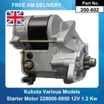 Starter Motor For Kubota Tractors G1800S G1900 15504-63010 200-573. Fixed Price $140.56.