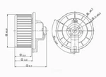 New Blower Mtr W/wheel Global Parts Distributors 2311556. Fixed Price $49.27.